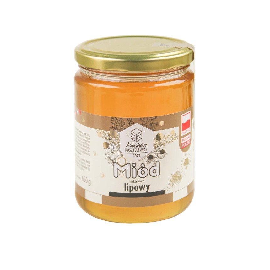 Miód lipowy „Pasieka Kasztelewicz” 650 g