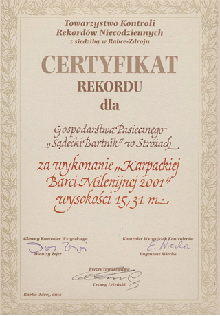 certyfikat-rekordu